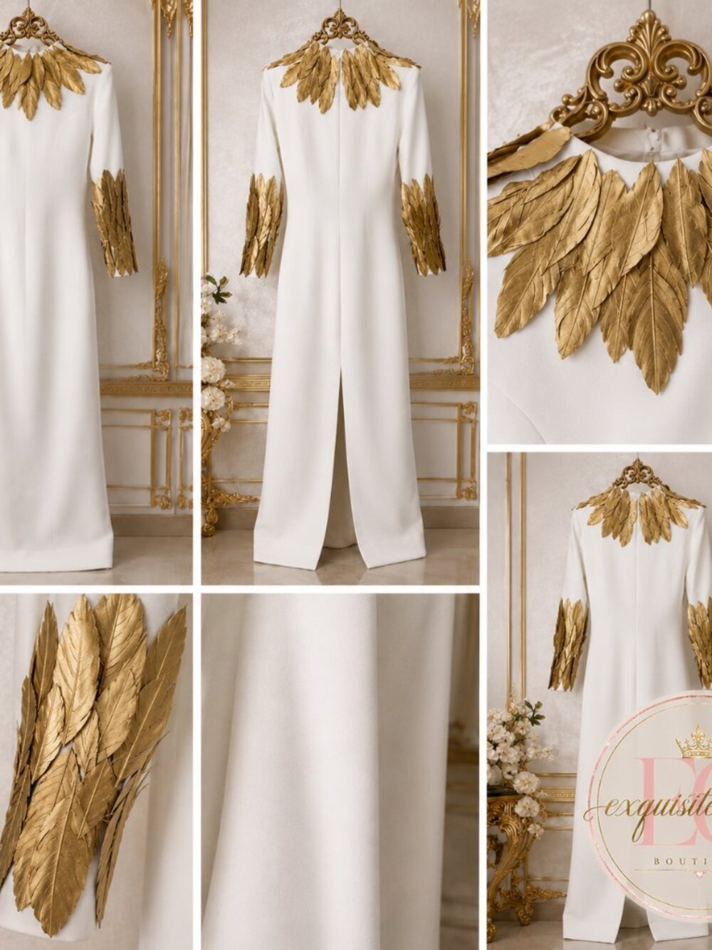 Gorgeous Bridal Gown Couture Designer Wedding Evening Formal Luxury Regal Dress